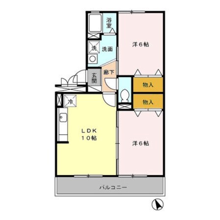 ファミール豊田の物件間取画像